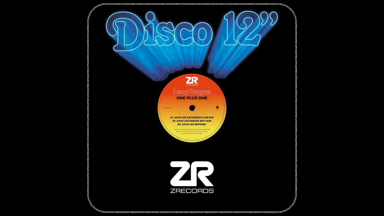 Leroy Burgess - One Plus One (Dave Lee Extended Club Mix) - YouTube