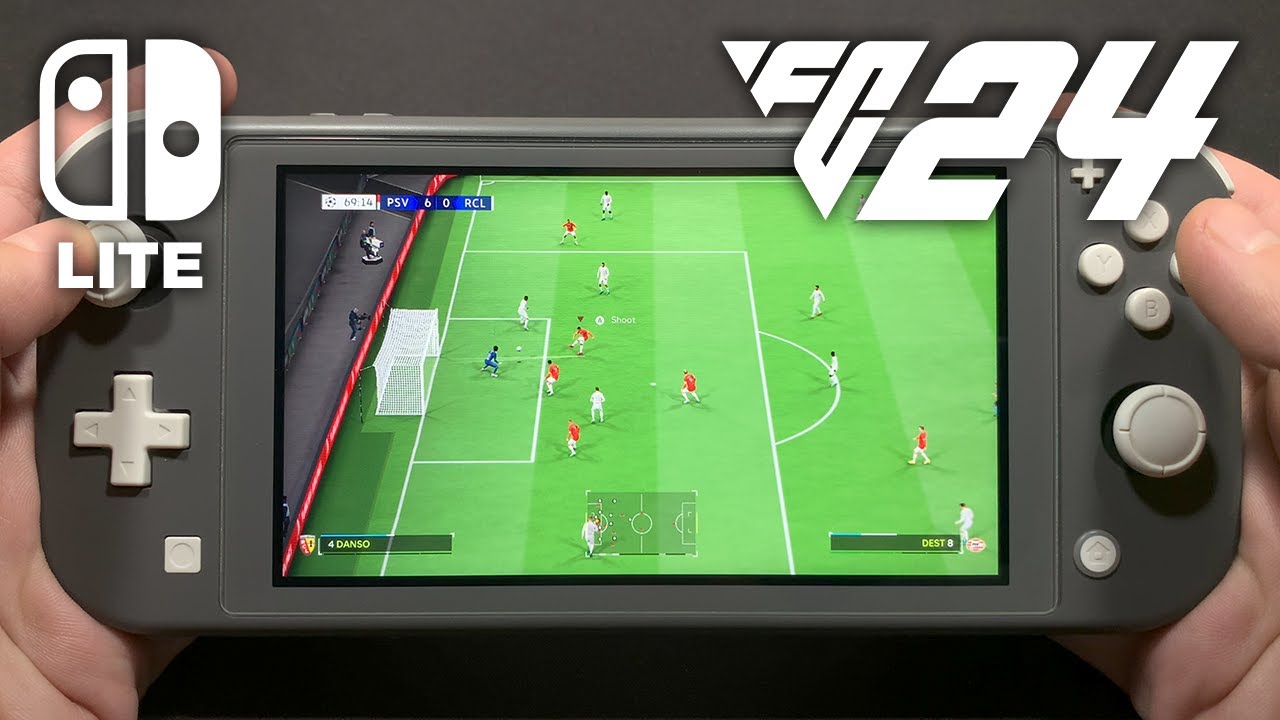 EA FC 24 on Nintendo Switch Lite #2 - YouTube