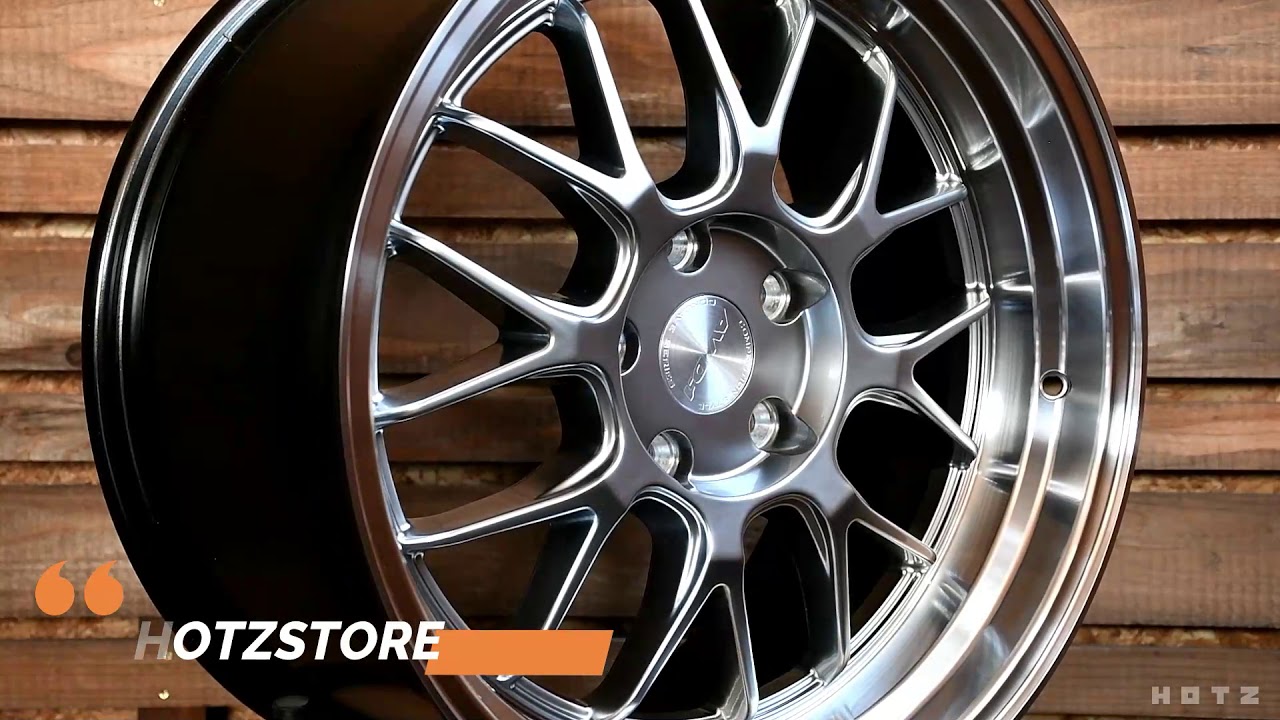 18インチ 9.5J+38 114.3 5穴 ハイパーブラック【商品360°動画】 - YouTube