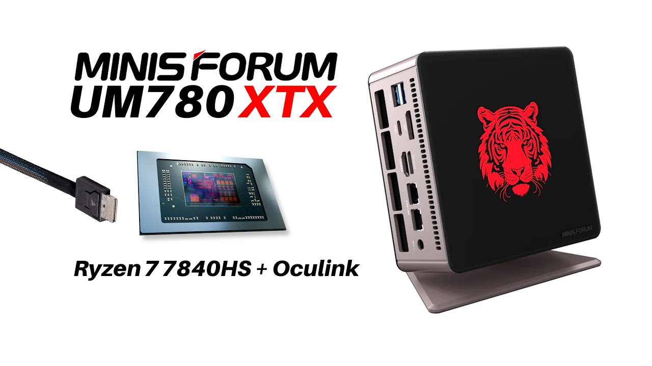 Minisforum UM780 XTX Review With Oculink RTX 4090 eGPU Test! - YouTube