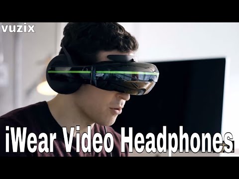 Vuzix iWear Video Headphones | Wearable Display for Mobile