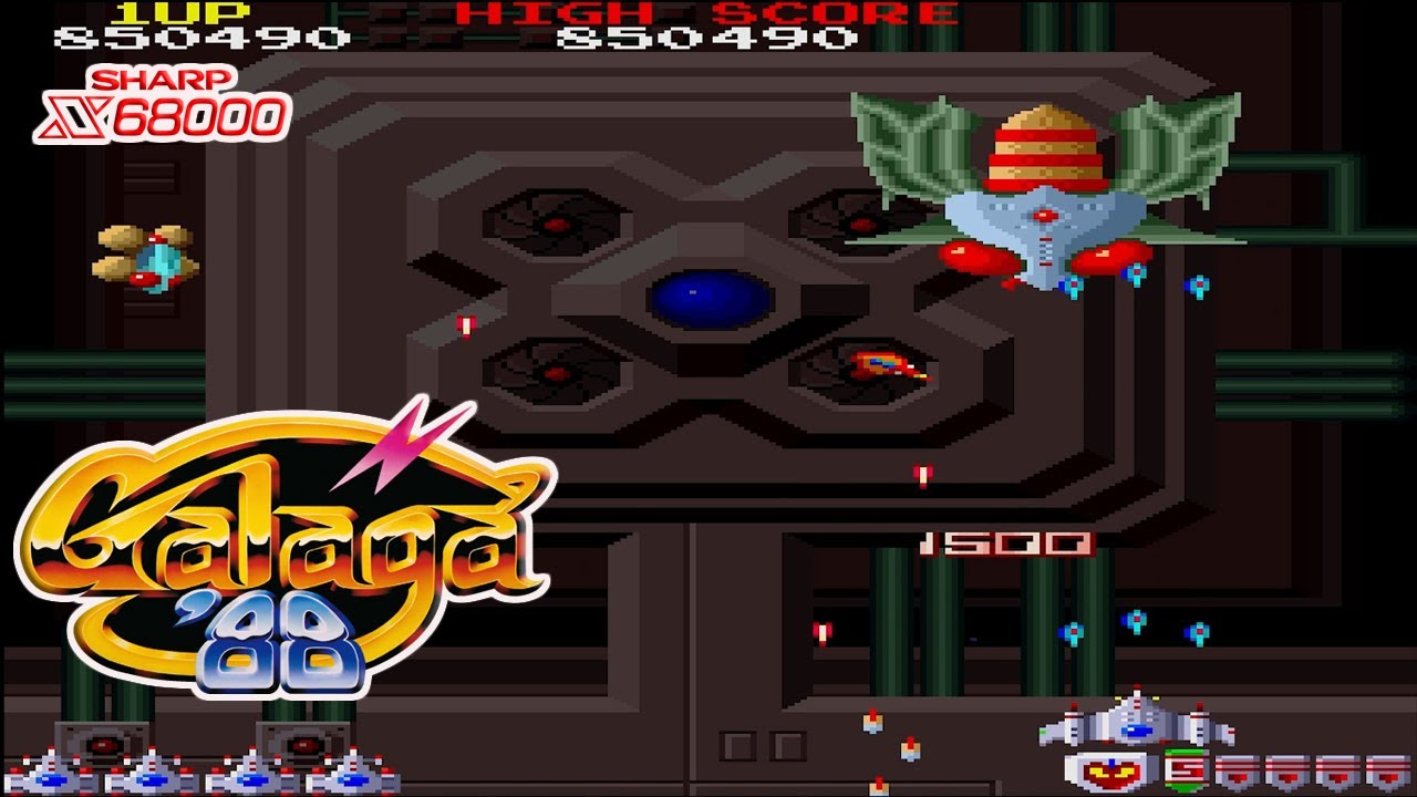 X68000 ギャラガ'88 / Galaga '88 - Full Game - YouTube