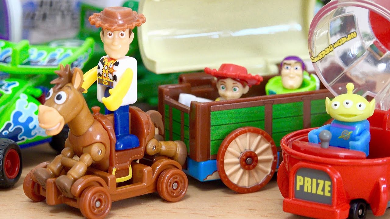 TOY STORY Buzz Lightyear Woody Bullseye Jessie Green Army Man