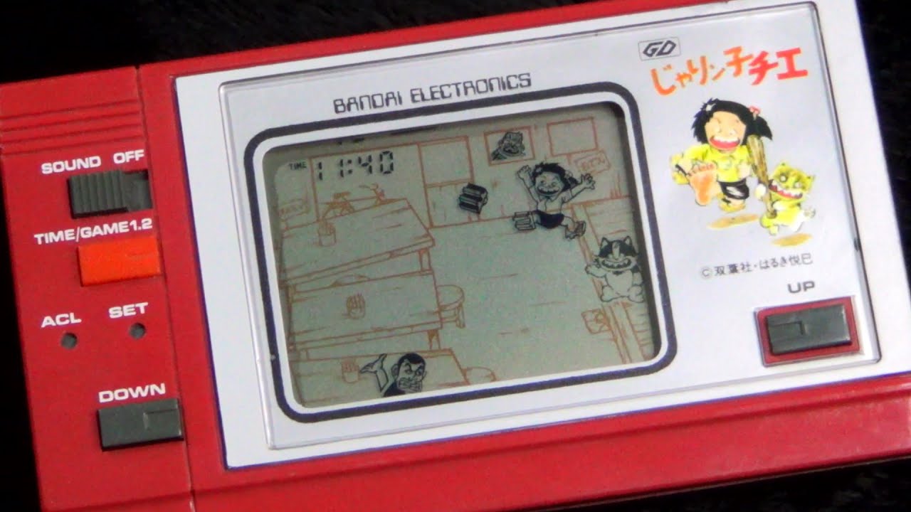 レトロ 電子ゲーム】バンダイ ゲームデジタル じゃりン子チエ GD テツ