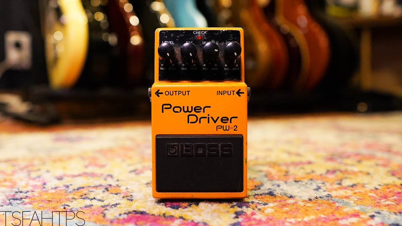 Boss's Fuzzy Grunge Distortion - Boss Power Driver PW-2 - YouTube