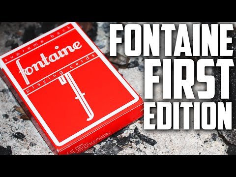 Deck Review - Red Fontaines Playing Cards [HD] - YouTube