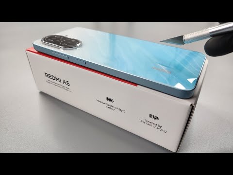 XIAOMI Redmi A5 (Ocean Blue) 4/128 Unboxing - Pure ASMR - YouTube