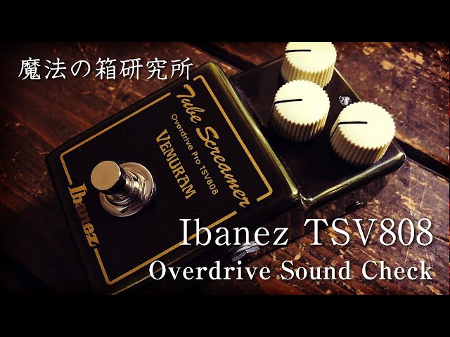 Ibanez TSV808 Tube Screamer × Jan Ray Vemuram Sound Review【魔法の