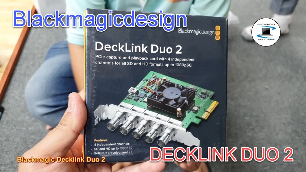 Blackmagic Design Decklink Duo 2 : unboxing. - YouTube