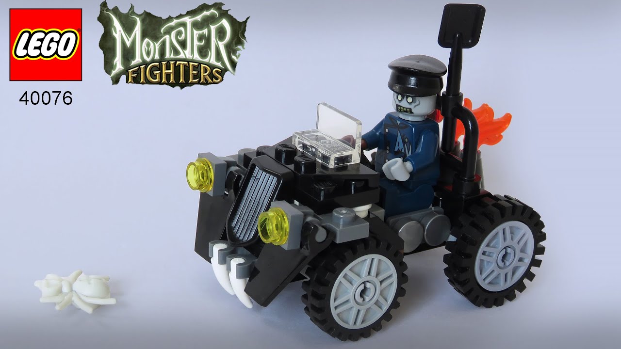 LEGO MONSTER FIGHTERS - Zombie Car - (SET 40076 Speed Build
