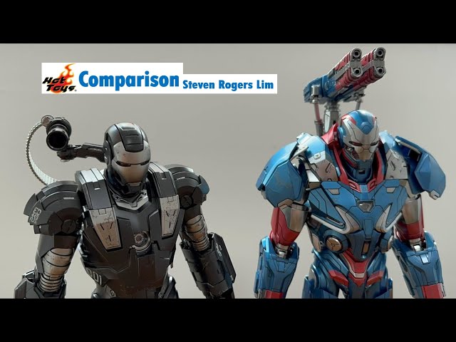 Hot Toys Comparison War Machine Mark 1 MMS331D13 Diecast Reissue