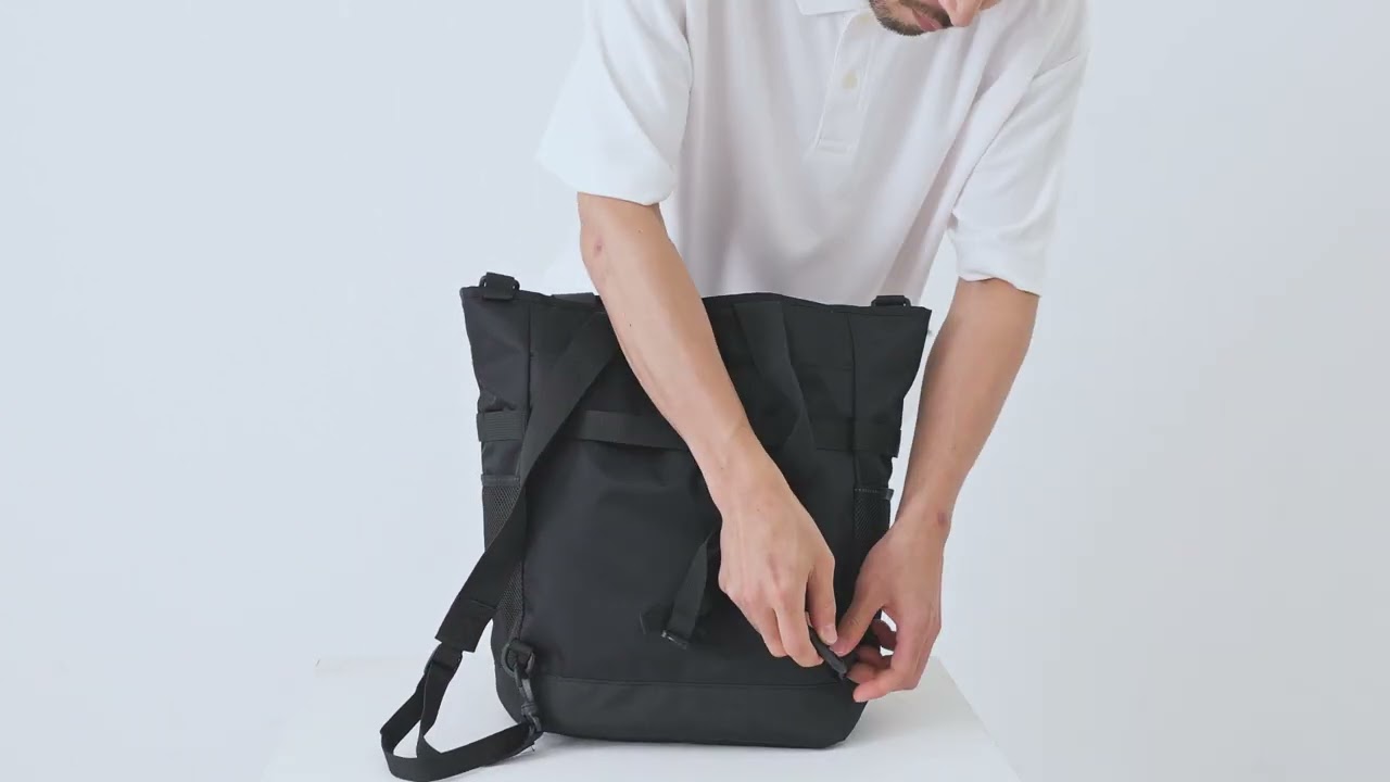 ウォーカー3WAYバックパックトート（ブラック）の通販｜キャンプ用品の