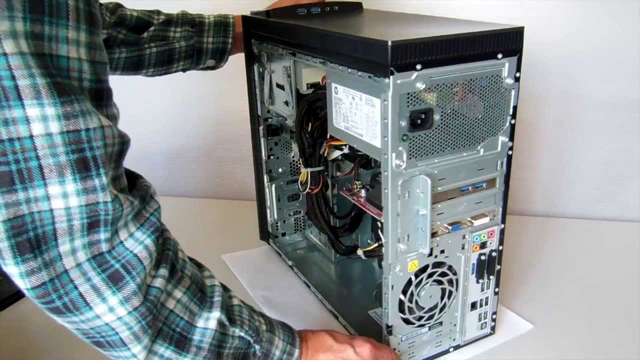 PC HDDの増設 HP Pavilion HPE h8-1360jp - YouTube