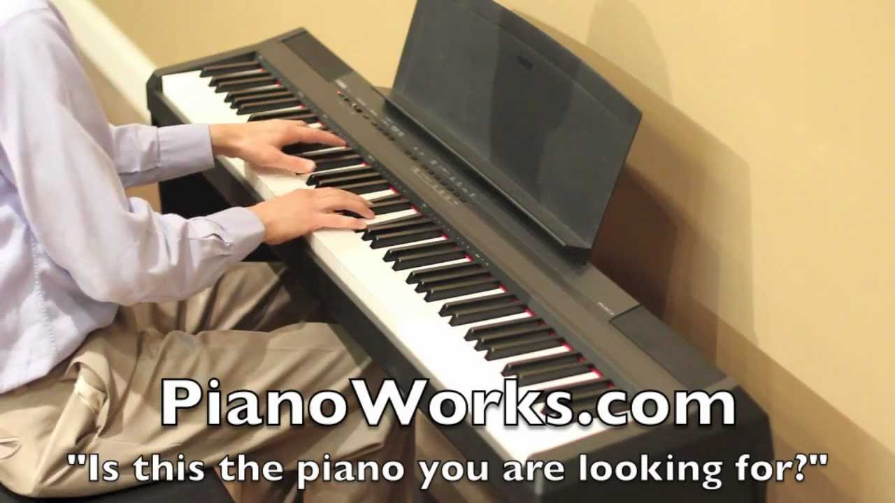 Yamaha P105B Digital Piano Demo by PianoWorks - YouTube