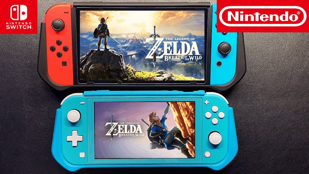 Zelda Breath of the Wild | Nintendo Switch Vs Nintendo Switch Lite
