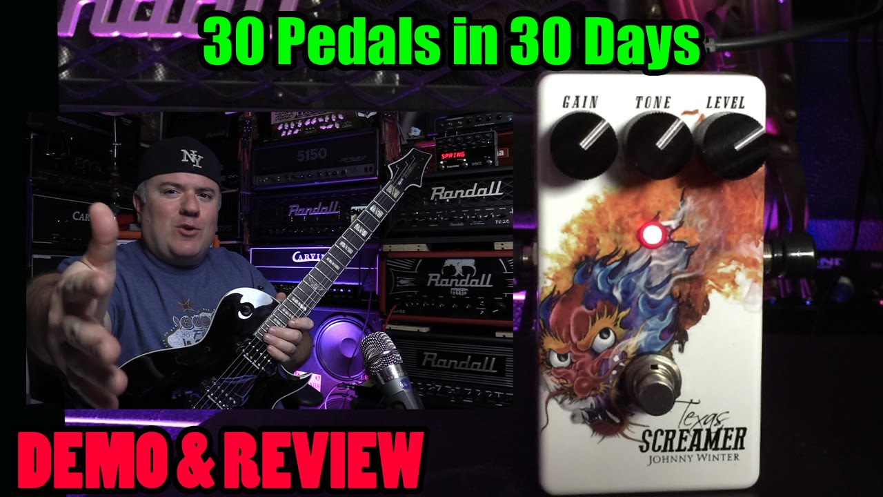 BIG Joe's Stompbox Co. TEXAS SCREAMER - Demo & Review - 30 Pedals