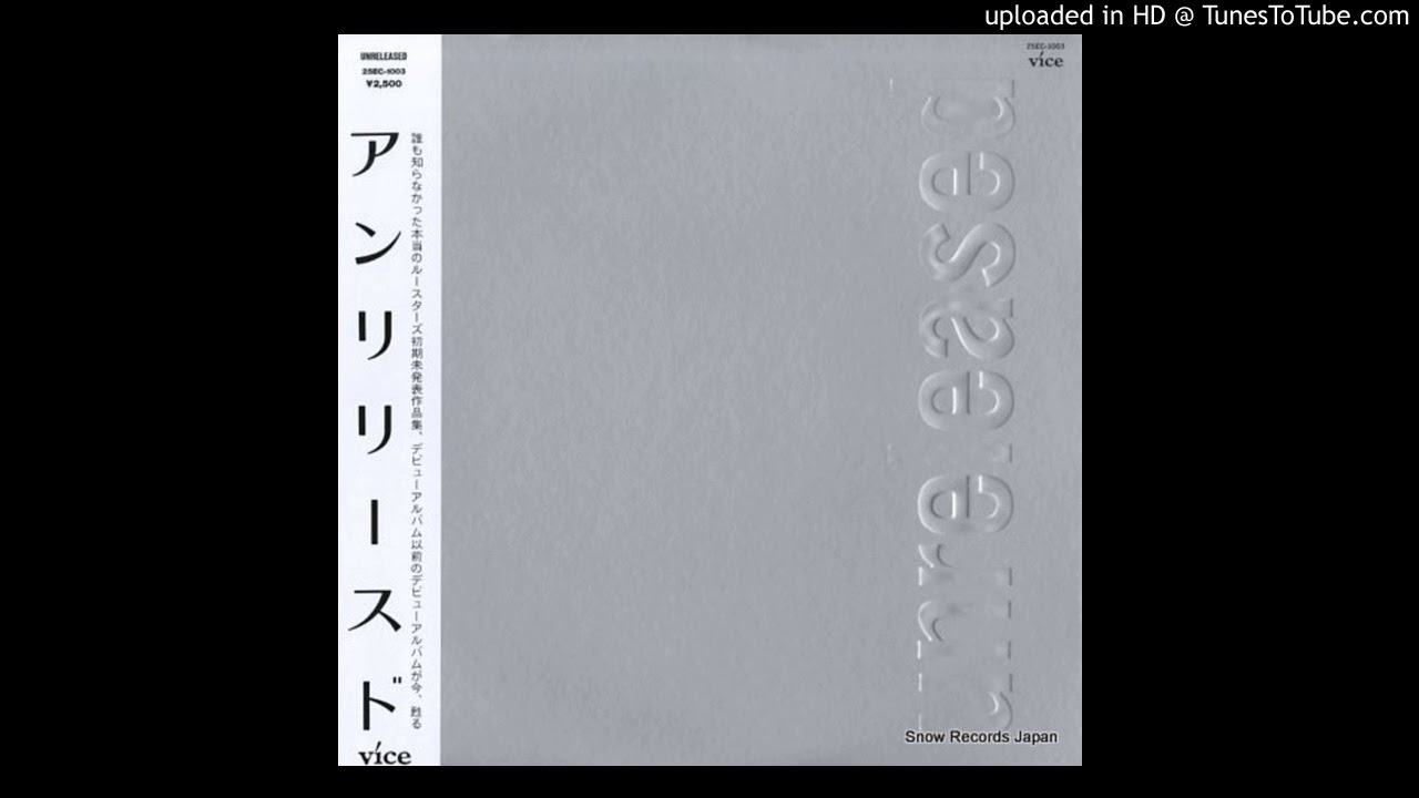 ROOSTERS (ルースターズ) / UNRELEASED [LP - 25EC-1003]：JAPANESE