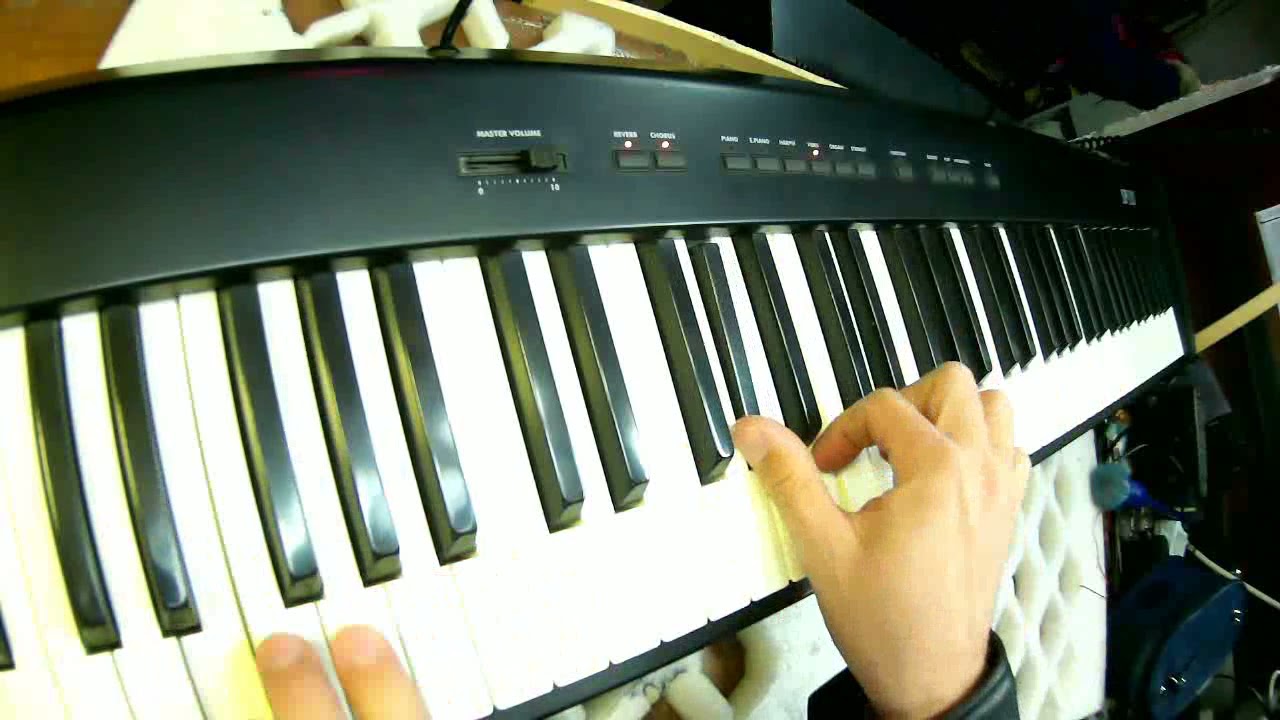 KORG SP - 100 (digital piano sound testing) - YouTube