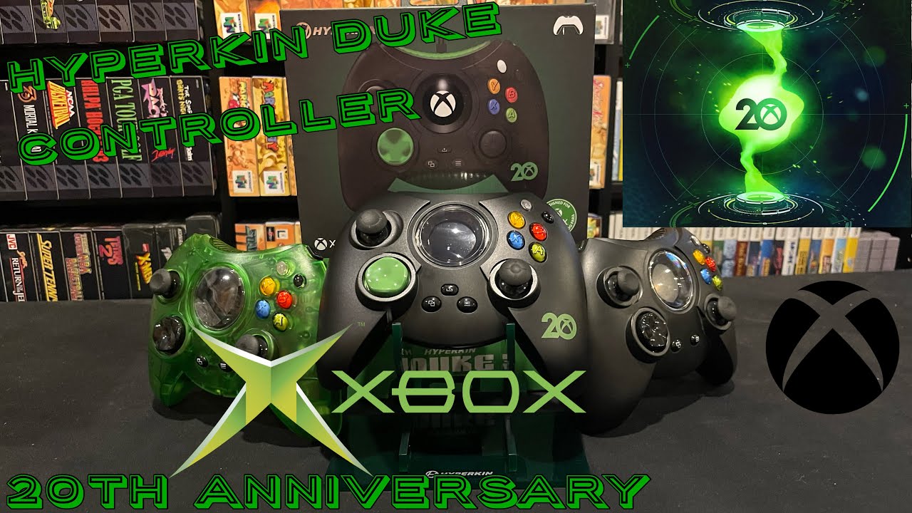 Hyperkin Duke Controller 20th Anniversary UNBOXING!!!!! - YouTube