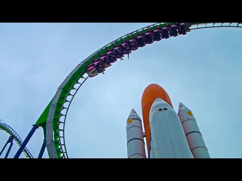 Space Shuttle Roller Coaster - Venus GP - Space World - Front Seat