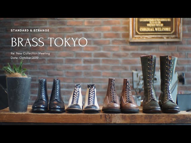 Standard & Strange to Brass Tokyo observe process of boots making