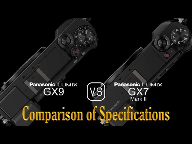 Panasonic Lumix GX9 vs. Panasonic Lumix GX7 Mark II: A Comparison