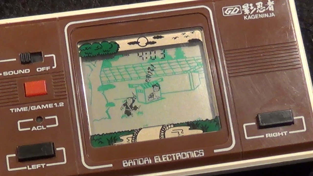 レトロ 液晶ゲーム】バンダイ 影忍者 GD KAGENINJA shadow Shinobi