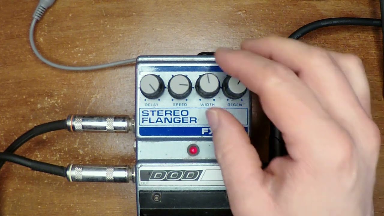 DOD FX75-B Stereo Flanger effect - Pedal Profile video - YouTube