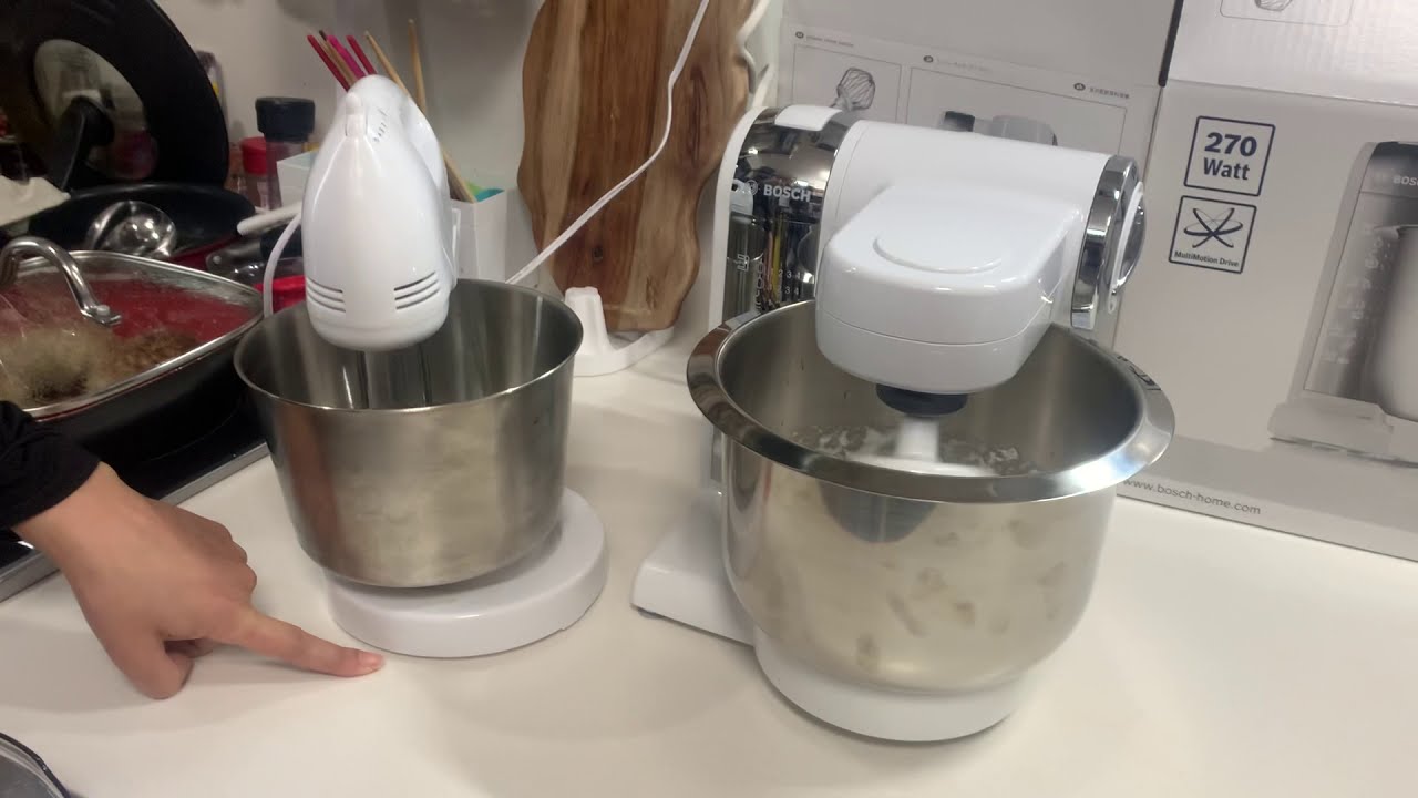 ボッシュBOSCHコンパクトキッチンマシン キッチンエイドよりいいかも