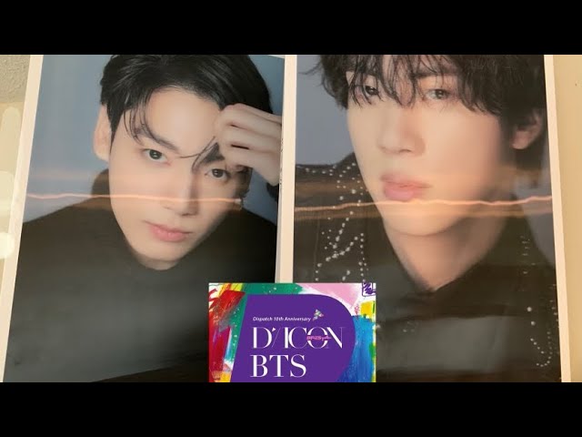 💜unboxing BTS JUNGKOOK + JIN DICON D'FESTA: photobook and