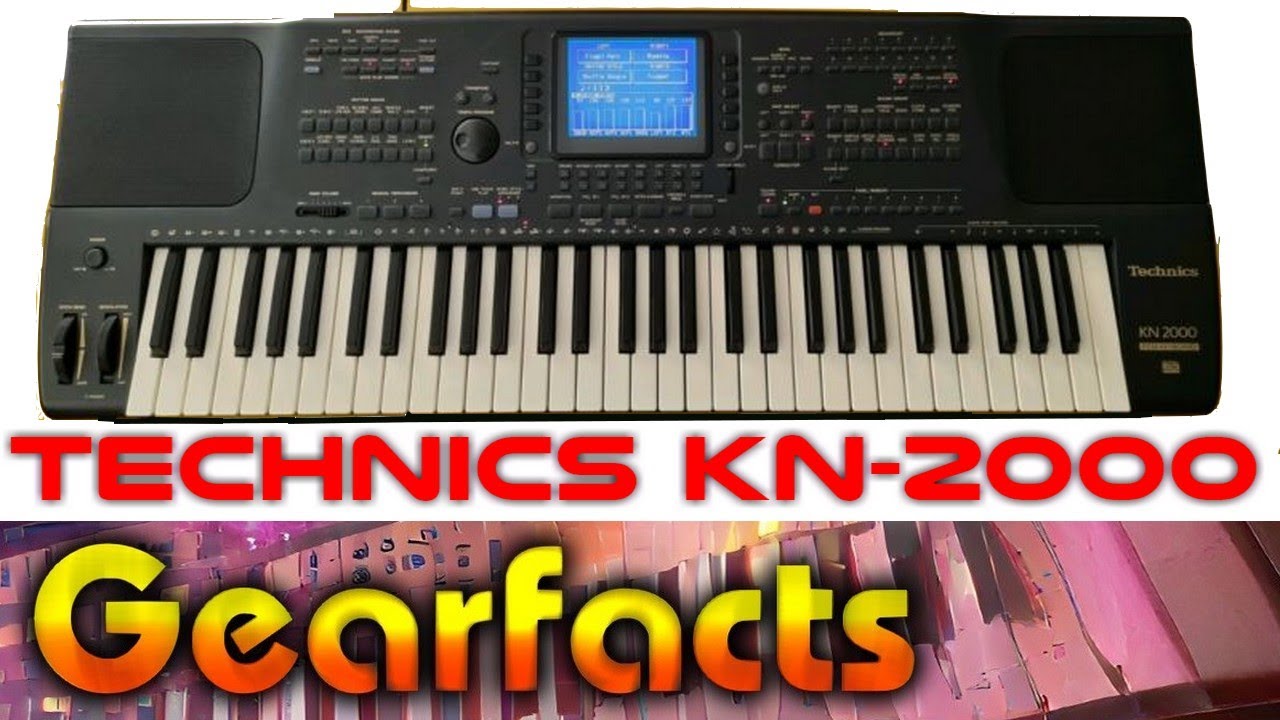 Technics KN-2000 home keyboard/synth: Technics-ly excellent - YouTube