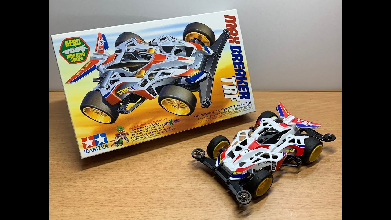 エアロミニ四駆］NO.11 マックスブレイカーTRF - YouTube