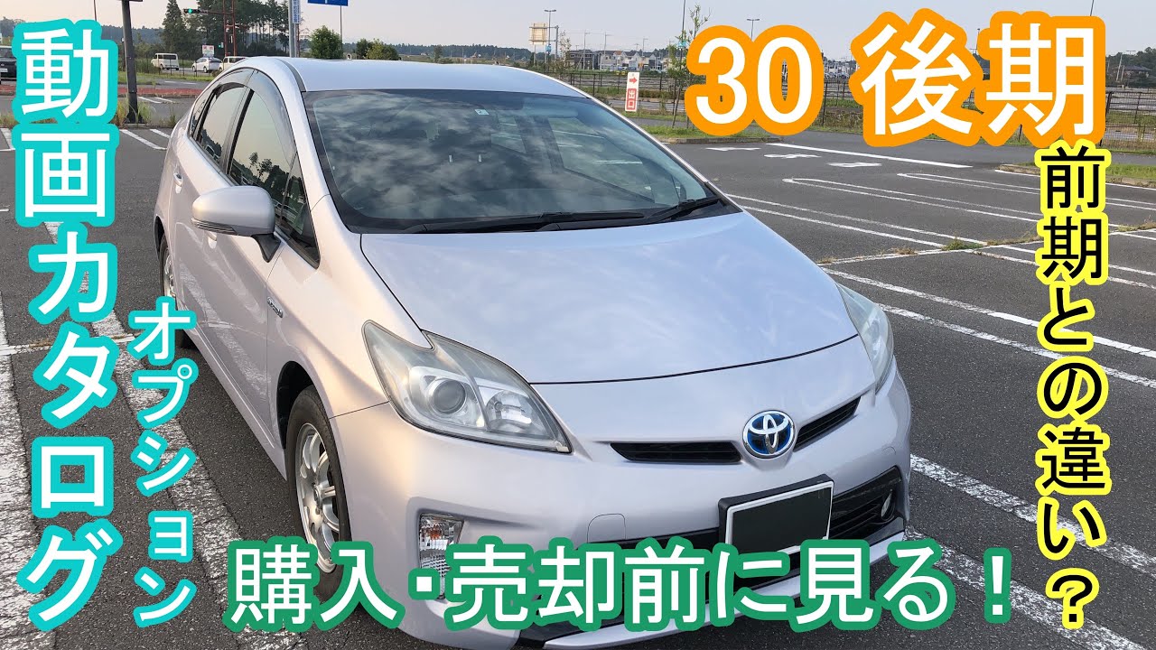 30 Late Prius] Video Catalog: Toyota Prius ZVW30 Option