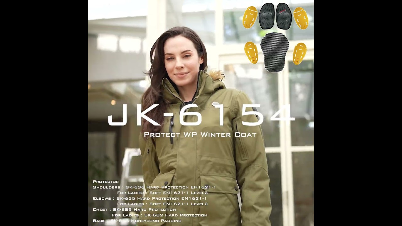 コミネ公式】JK-6154 プロテクトウォータープルーフウインターコート