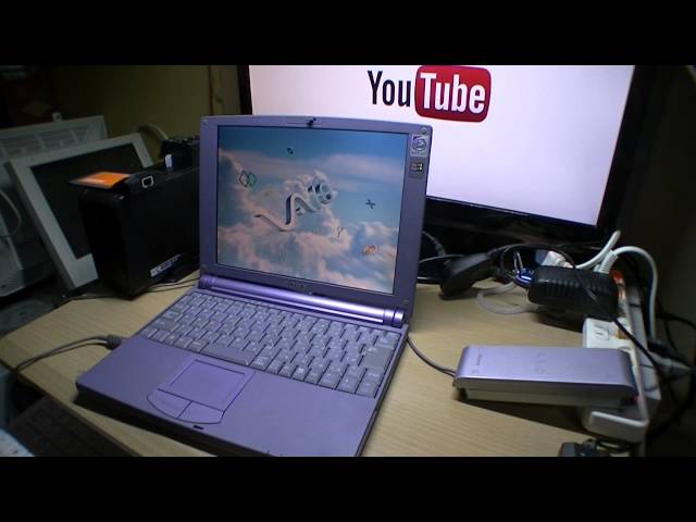 My old laptop: SONY VAIO PCG-505SX - YouTube