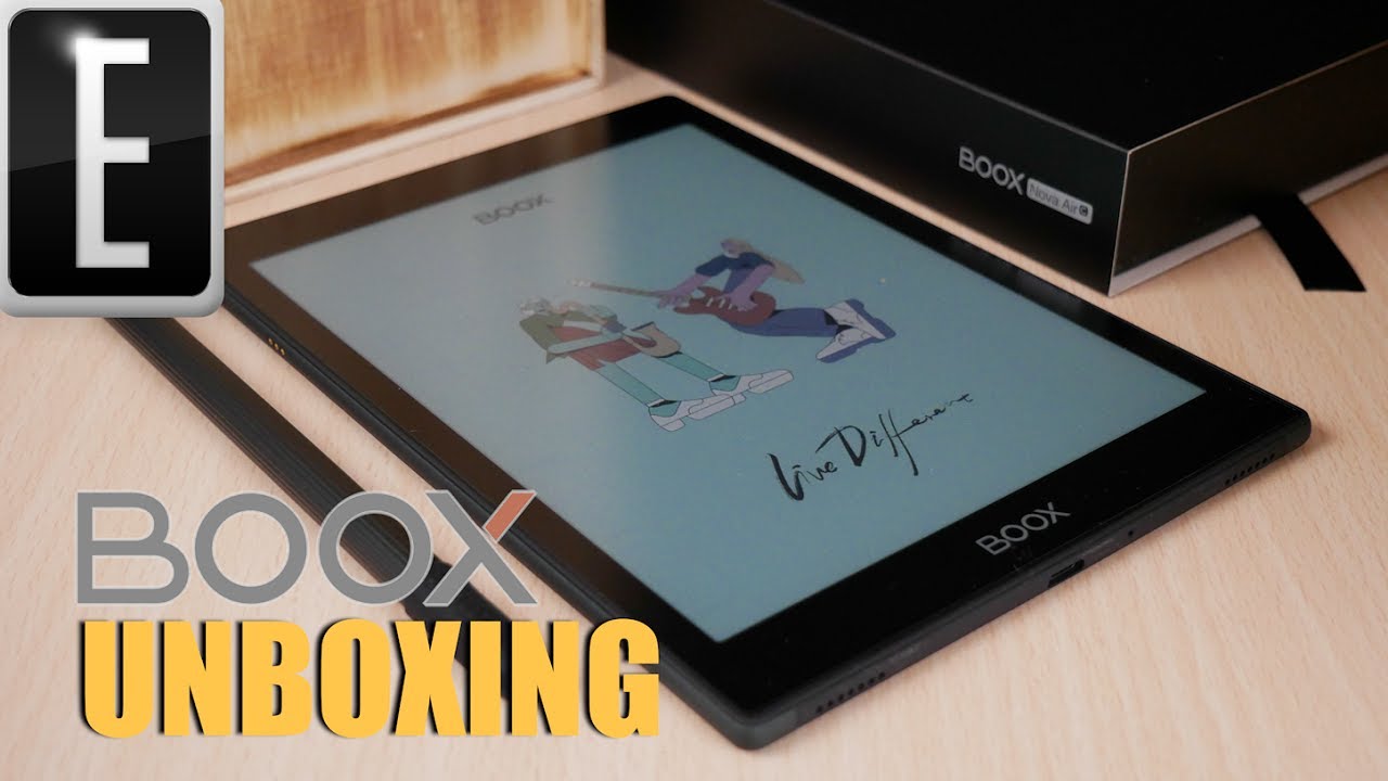Onyx Boox Nova Air C 2022 COLOR EINK In Studio Unboxing - YouTube