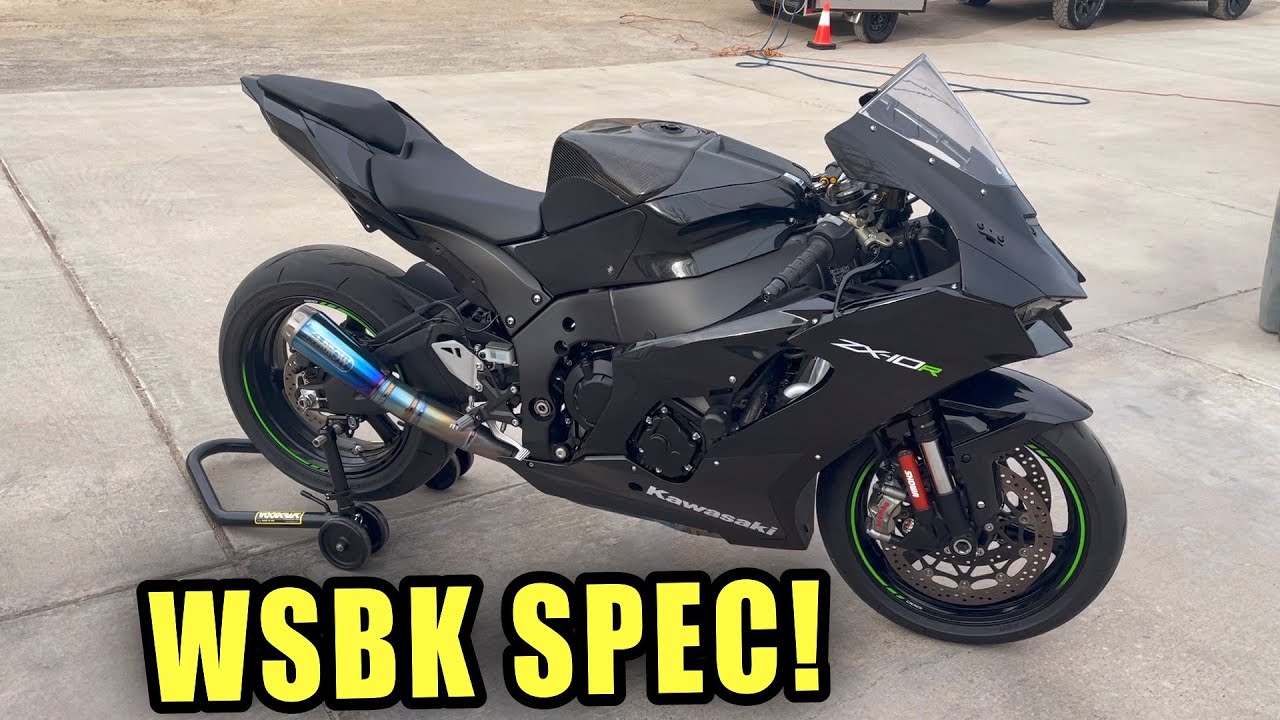 2021 ZX10R Arrow WSBK Spec Full Titanium System Exhaust Sound