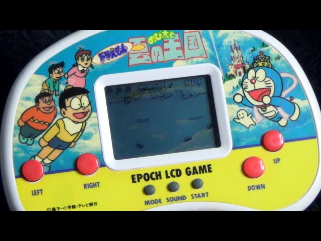 レトロ 電子ゲーム】エポック ドラえもん のび太と雲の王国 液晶 玩具