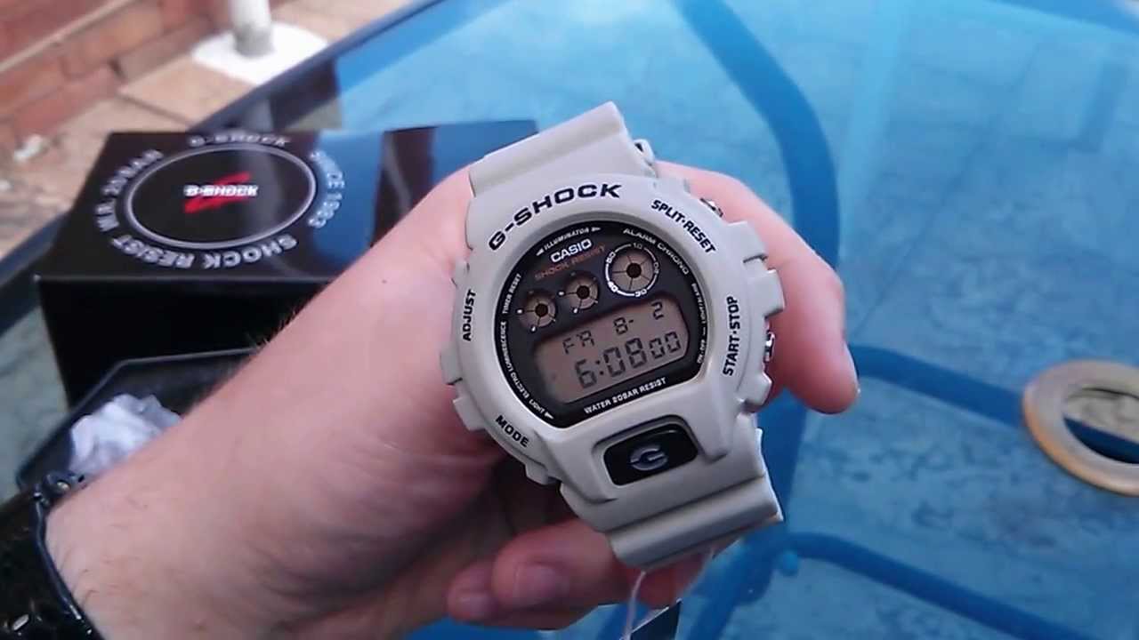 Casio GShock DW-6900SD-8CR micro review video HD - YouTube