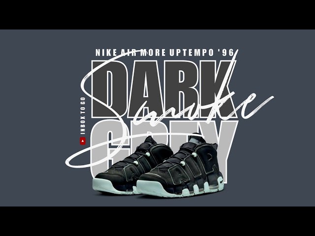 DARK SMOKE GREY 2024 Nike Air More Uptempo OFFICIAL LOOK AND