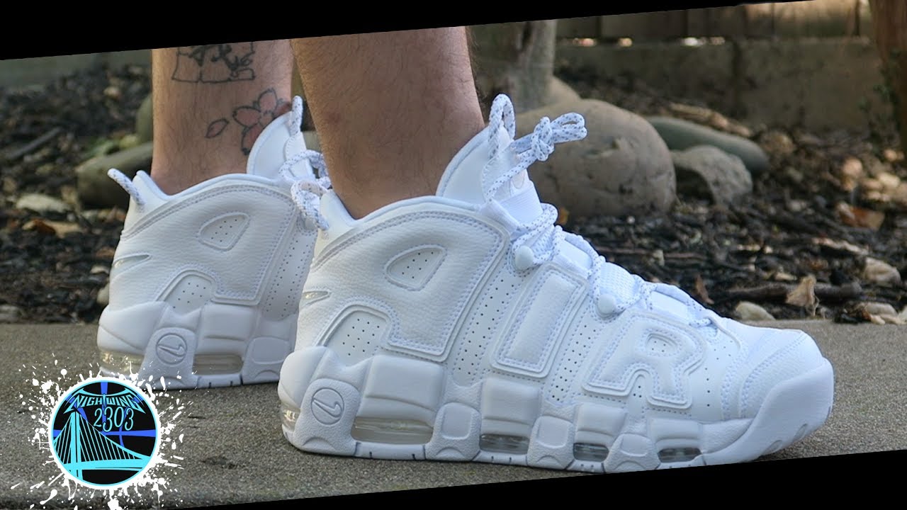 Nike Air More Uptempo 'Triple White' | Detailed Look and Review