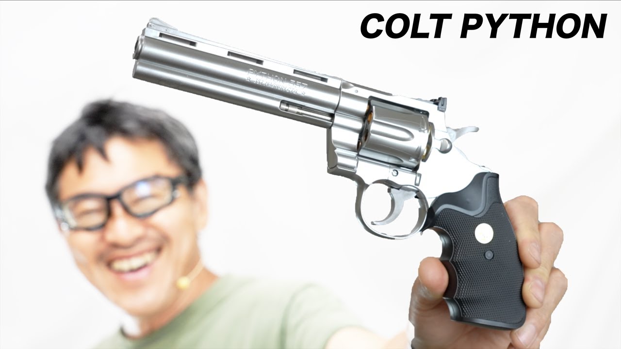 Tokyo Marui Python 6-inch Silver Airsoft Gun Review - YouTube