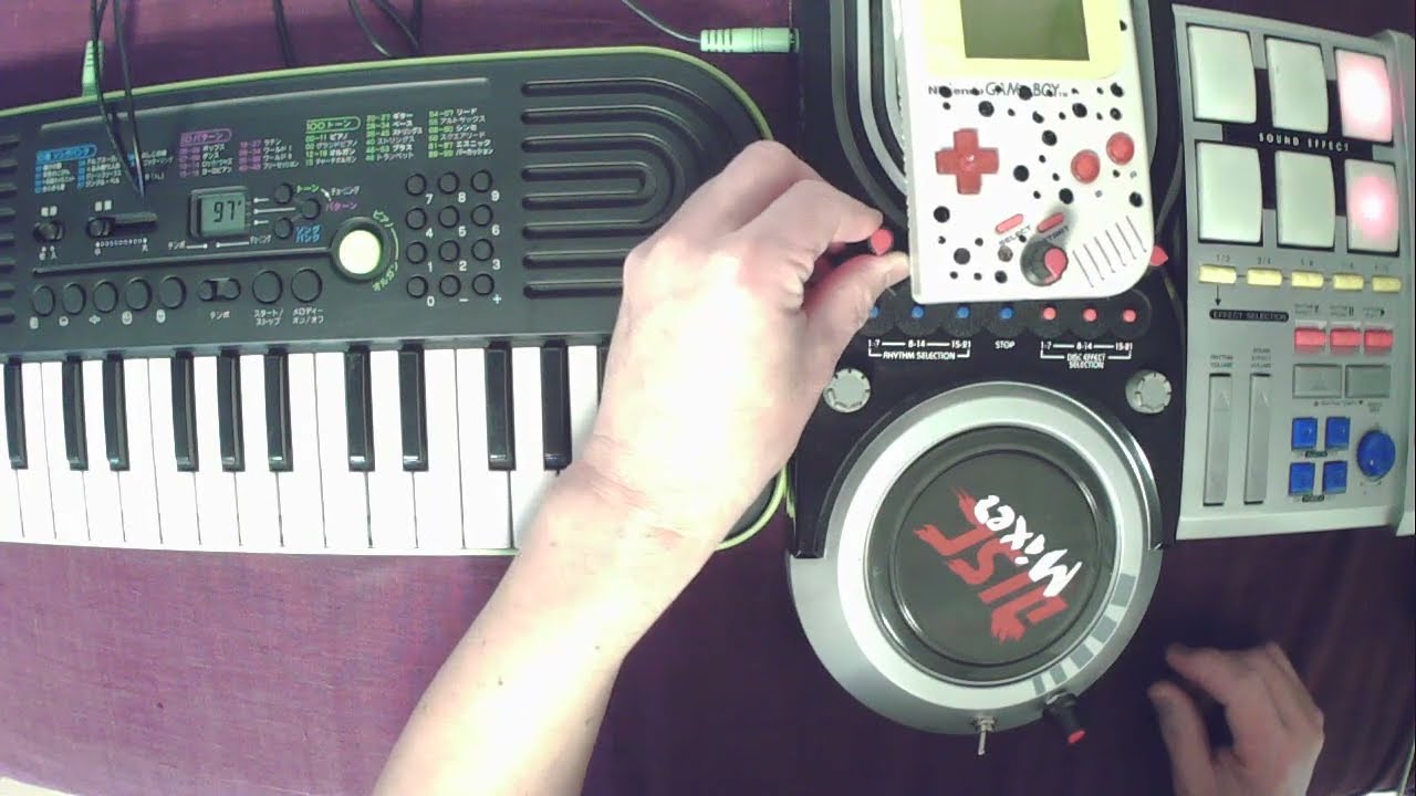 Circuit Bending Mix！DEMO Mix Me DJ＋SA-46A サーキットベンディング