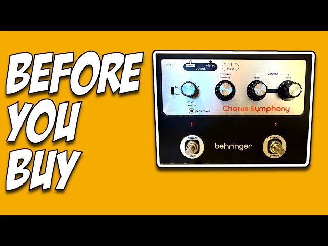 Should you buy the Behringer Chorus Symphony? - YouTube
