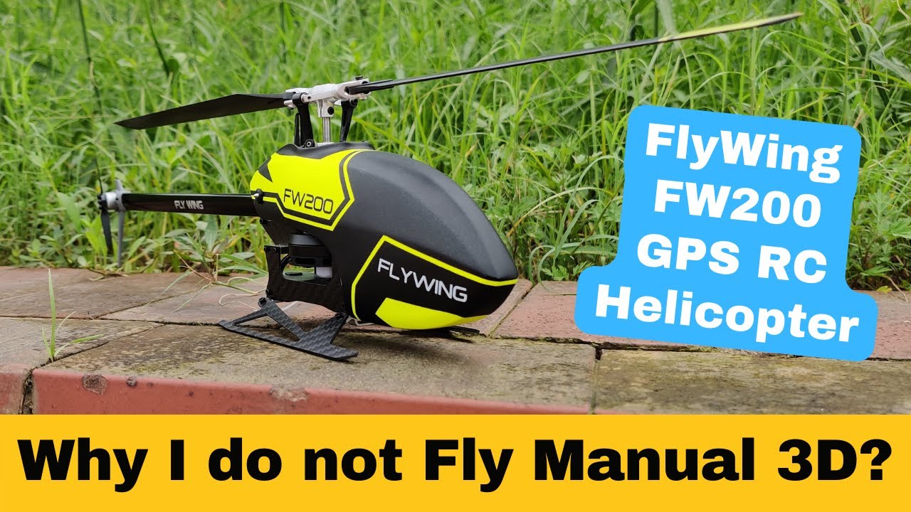 ラジコンヘリ GPS内蔵マイクロヘリ FLYWING FW200 送信機設定法（PROPO