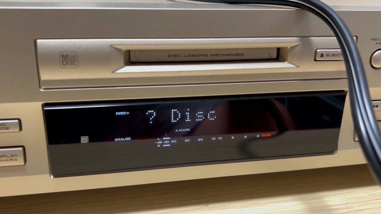 Pioneer MDレコーダー MJ-D5修理 - YouTube