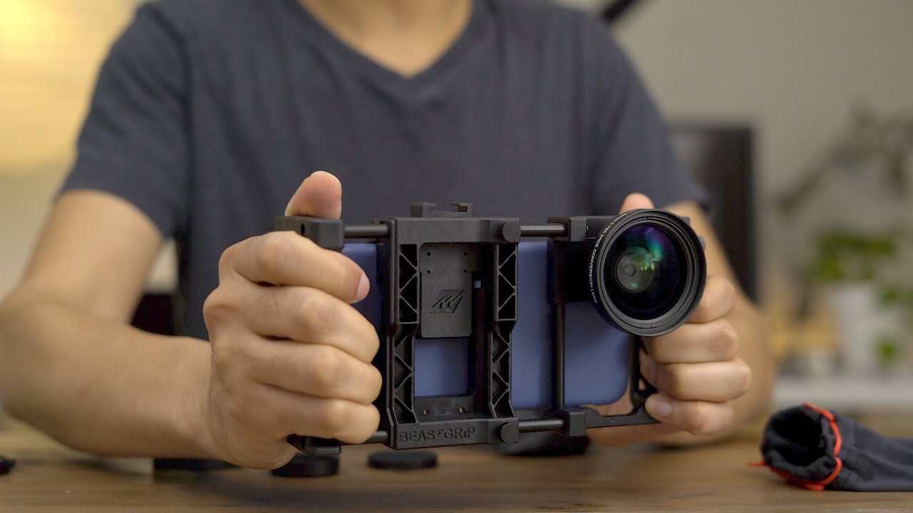 Improve iPhone videography with the Beastgrip rig + lens adapter