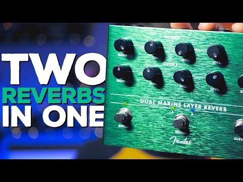 TWO FENDER REVERBS IN ONE PEDAL! Fender Dual Marine Layer Reverb