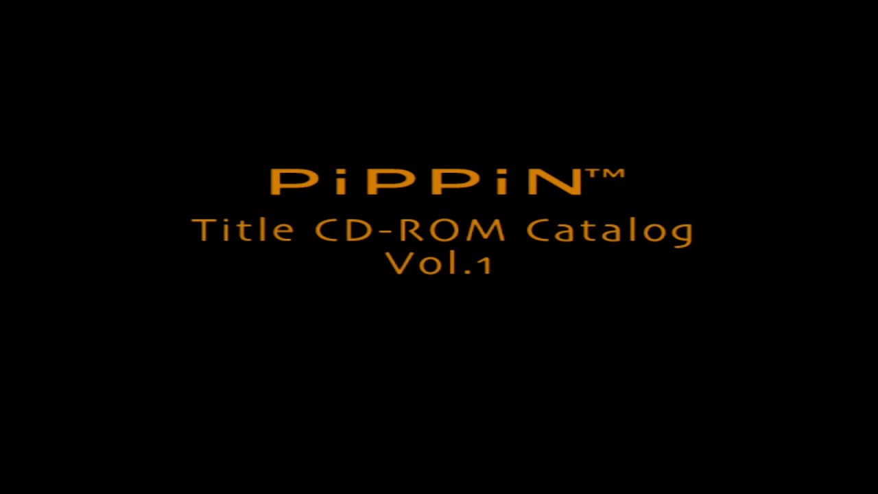 ピピンアットマーク『Pippinタイトル CD-ROMカタログ』Vol.1 1996.3