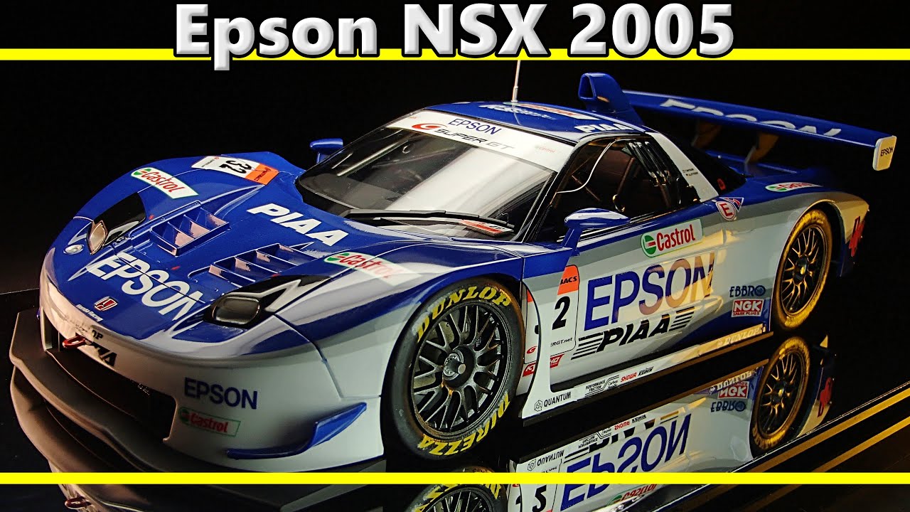 HONDA EPSON NSX 2005 / TAMIYA 1/24 Super GT / Scale Model / full
